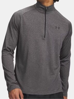 Under Armour 1/4 Zip Long Sleeve Heat Gear Shirt Size Medium